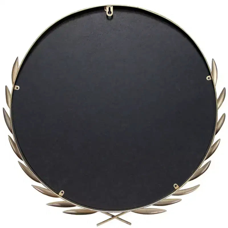 Miroir mural rond doré Grecian