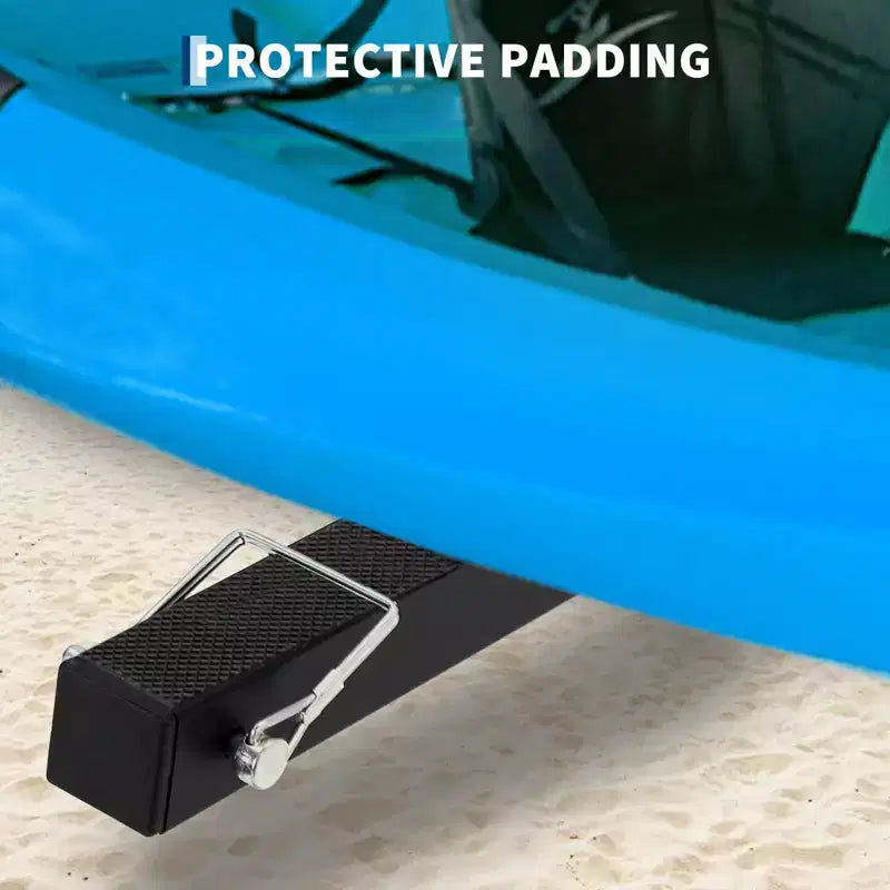 Support de rangement pour kayak Robuste Supports de kayak pour rangement extérieur Support de rangement pour kayak autoportant avec roues pour kayaks canoës