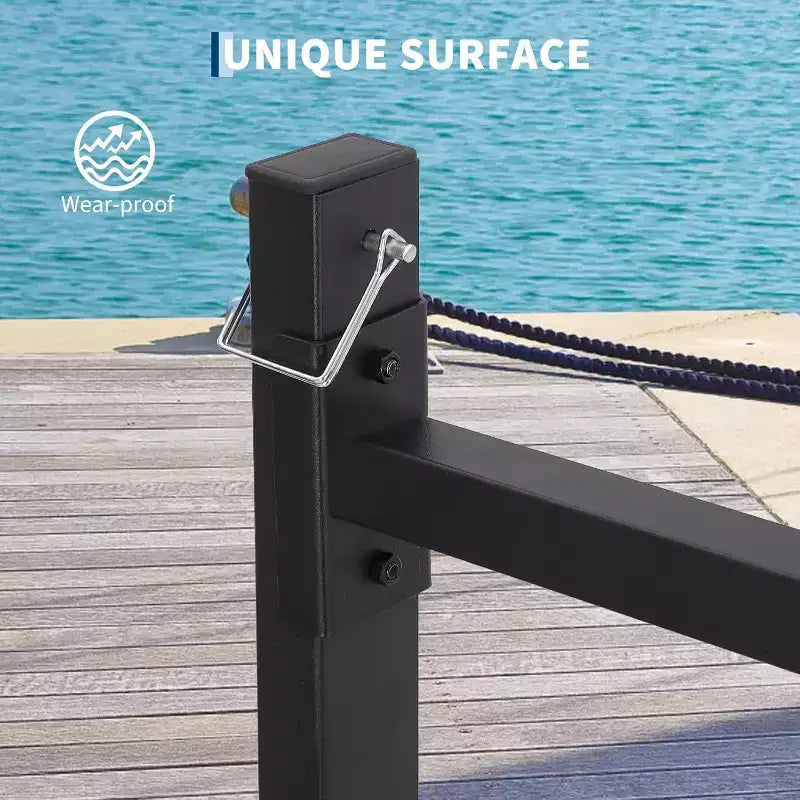Support de rangement pour kayak Robuste Supports de kayak pour rangement extérieur Support de rangement pour kayak autoportant avec roues pour kayaks canoës