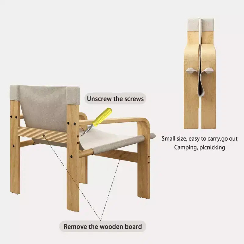 Fauteuil d'appoint Fauteuils de loisirs modernes avec structure en bois massif pour salon, chambre à coucher, balcon