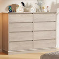 8 Drawer Dressers for Bedroom Chest of Drawers with Deep Drawers Large Double Dresser for Closet with Wide Top Horizontal Wooden Dresser