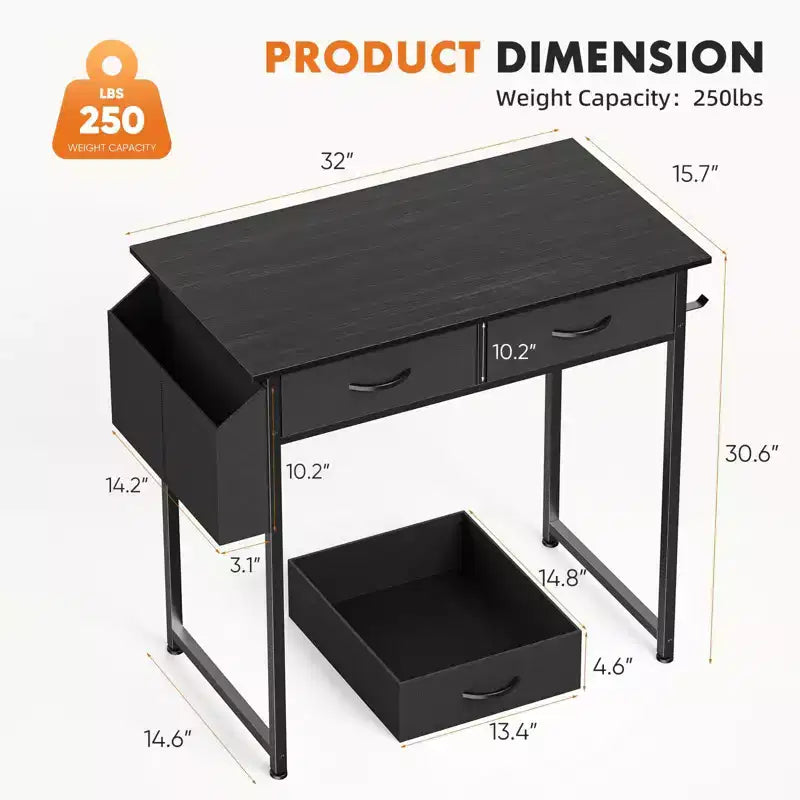 Bureau d'ordinateur industriel 32/48 pouces