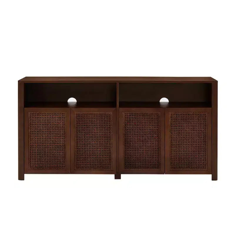Buffet bas rustique de 160 cm de large avec rangement