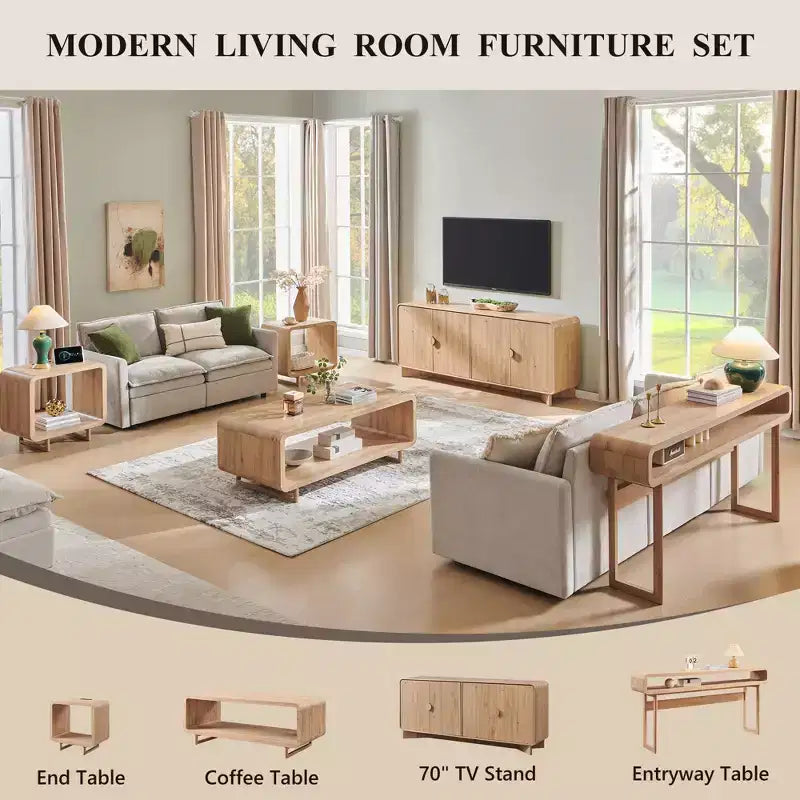 Table d'appoint avec station de recharge 23,6" Table de chevet en bois avec rangement à étagères ouvertes Table d'appoint moderne pour salon et chambre à coucher