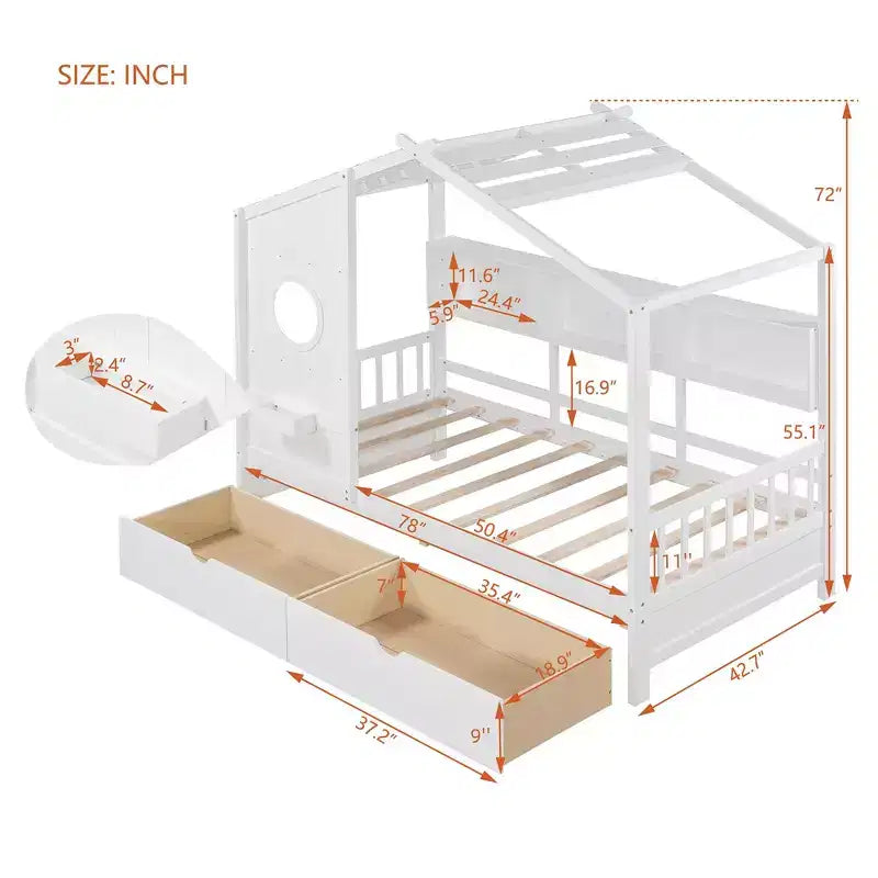 Lit cabane enfant double & Lit cabane pour enfants