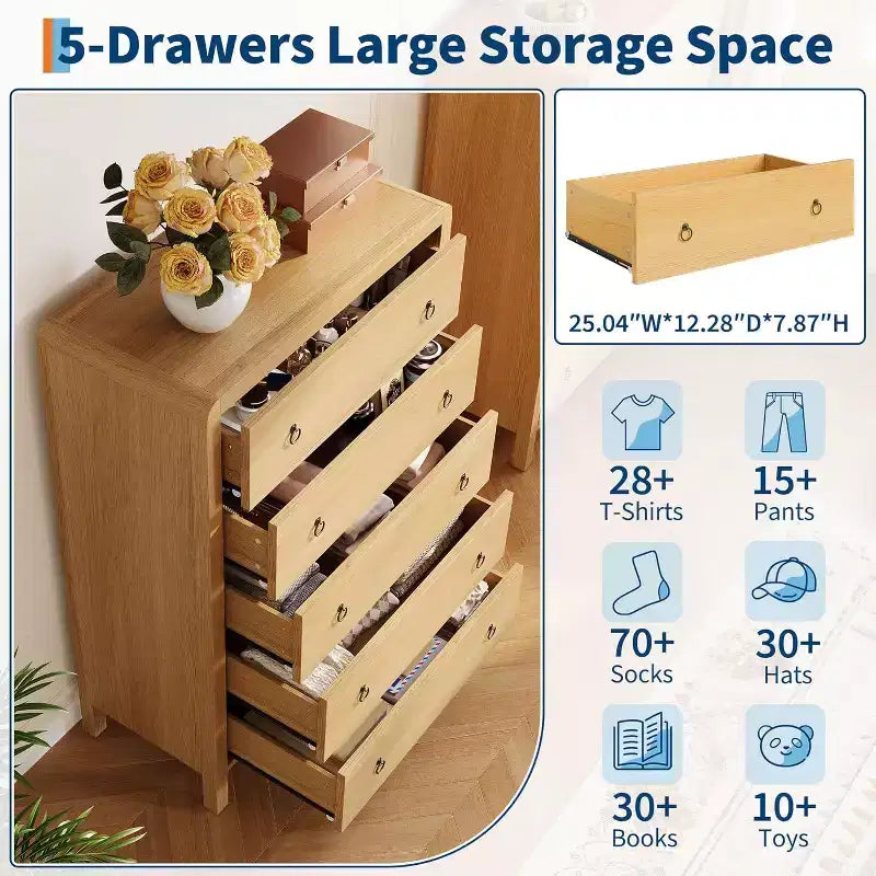 Commode de rangement moderne en bois pour vêtements, meuble de rangement avec tiroirs, organisateur de vêtements