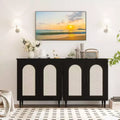 Buffet Cabinet with Storage Sideboard Cabinet with 2 Doors and Adjustable Shelves (2 PCS)