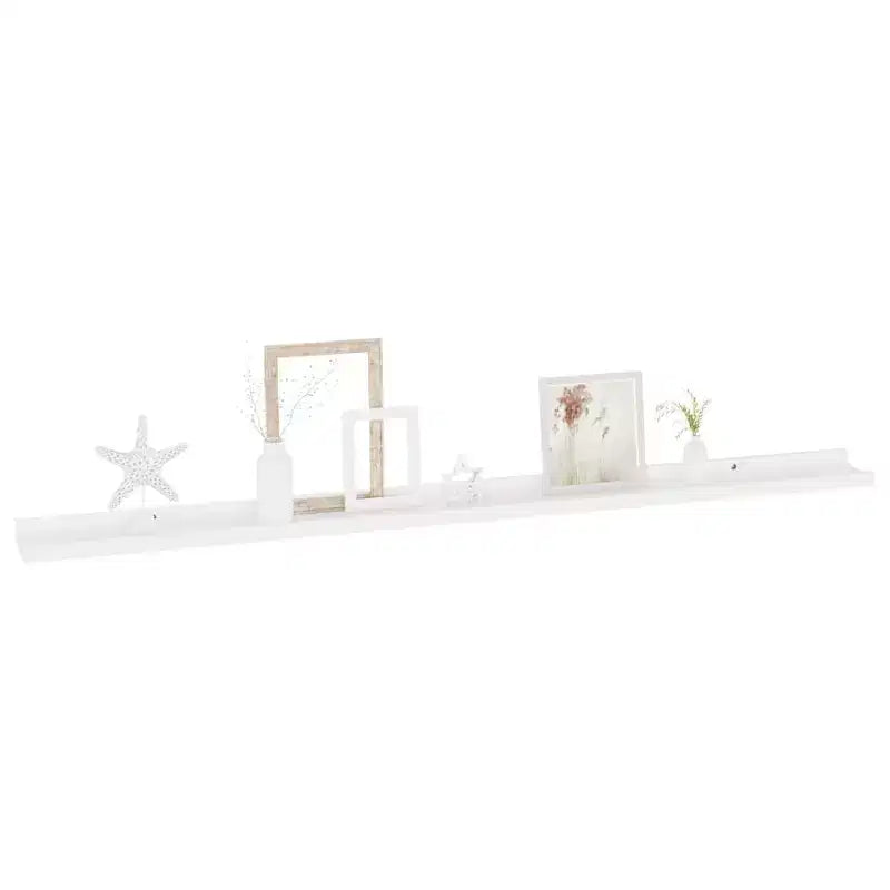 Étagère murale, lot de 2, MDF blanc