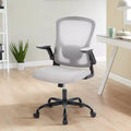 Office Chair Ergonomic Desk Chair Adjustable Lumbar Support Flip-Up Armrests Mesh Computer Desk Chair Swivel Rolling Executive Gaming Chair