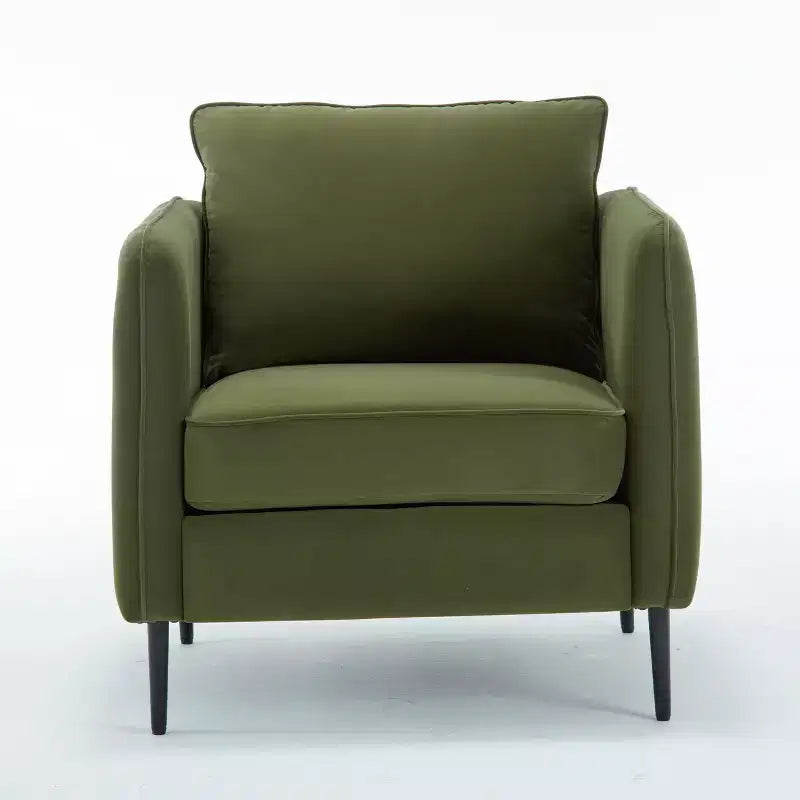Fauteuil d'appoint moderne en velours