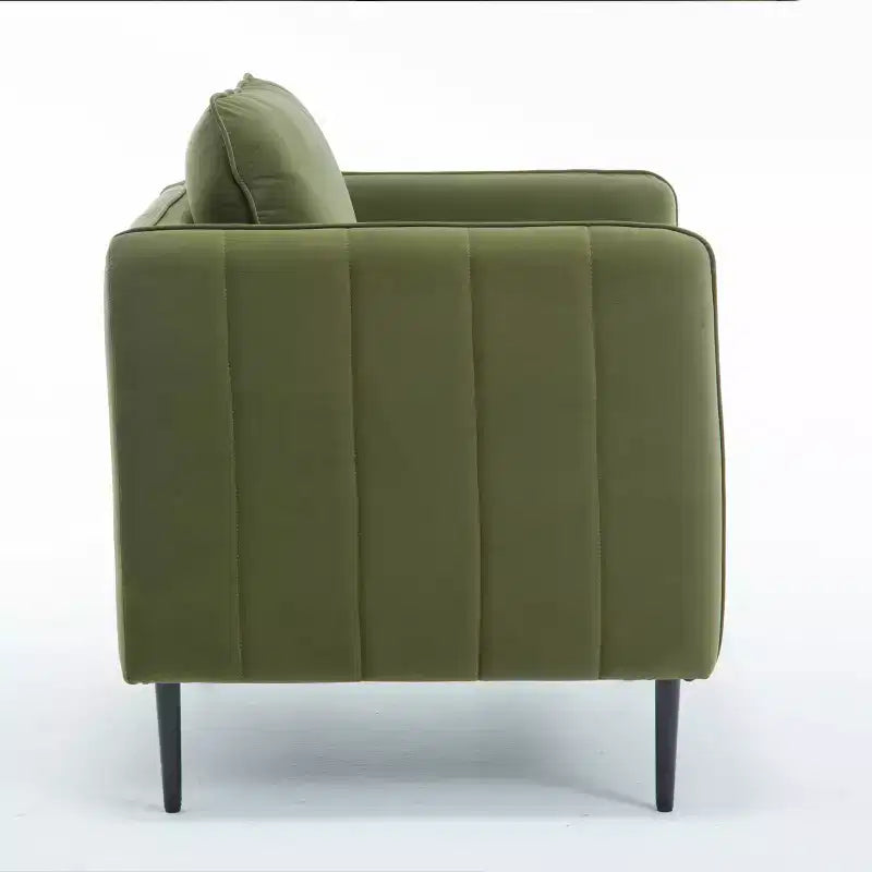 Fauteuil d'appoint moderne en velours