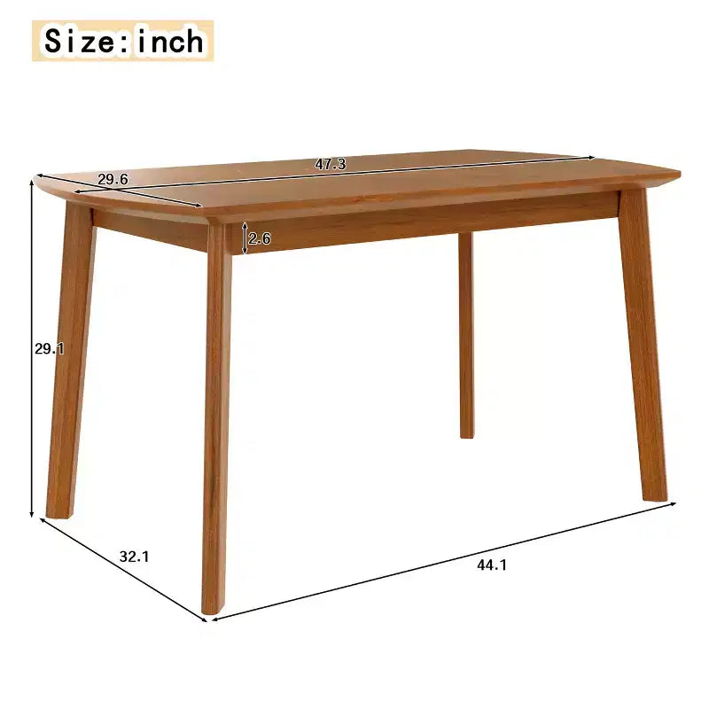 Table à manger moderne du milieu du siècle